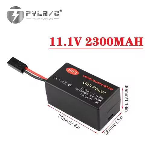 Upgrade 11.1v 2300mAh High-capacity Lithium battery For Parrot AR Drone 2.0 Quadcopter for 11.1V 25C