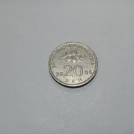 Koin 20 sen Malaysia tahun 2005
