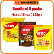 Nabati Bites Cream Wafer ( 125g ) - Richoco / Hazelnut / Richeese