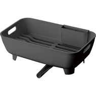 ASVEL  4456 - BK  Pose Slim  Drainer  Set,  Black  Control  water  flow  with  ease,  preventing  sp