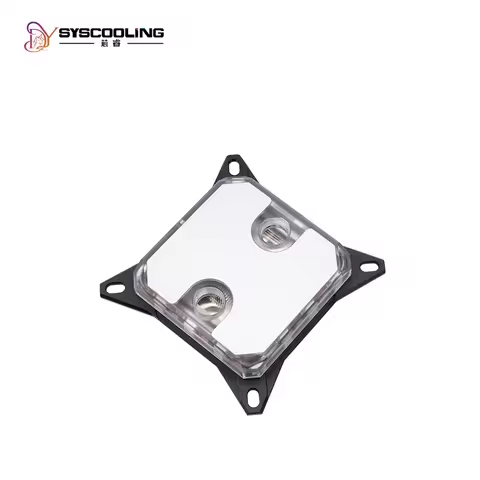Syscooling PC water coolingINTEL LGA1200 1700 AMD CPU water block with ARGB for AM4 Ryzen socket 3 5