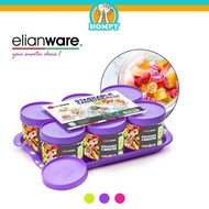 Elianware Edisi Raya Round BPA FREE Microwavable Food Container Bekas Kuih Raya(550mL)