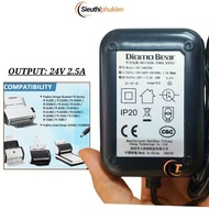 Genuine 24v power supply for Fujitsu fi-7160 / fi-7180 / fi-7260 / fi-7280 scanner -