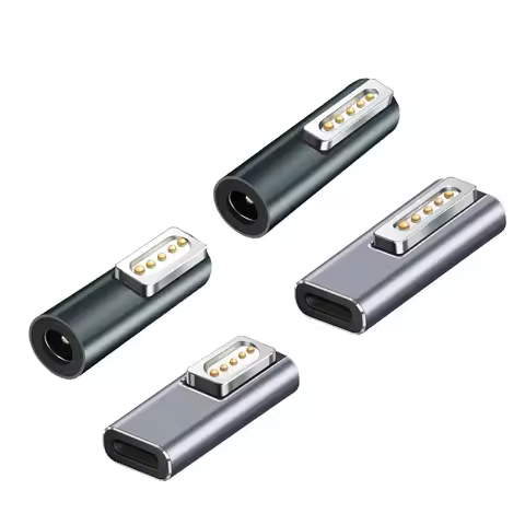 Magnetic USB C Type C to Magsaf* 2 /DC5521 to magsaf1 2 Connector Adapter PD Quick Charge Adapter Fo
