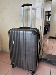 二手雅藍德蘭25吋銀灰色硬殼行李箱