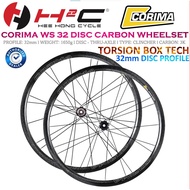 CORIMA WS 32 DISC CARBON ROAD WHEELSET SHIMANO (MADE IN FRANCE)