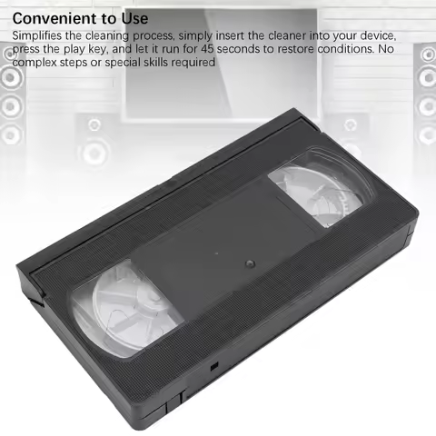 Video Head Cleaner VCR VHS Head Cleaner Reusable Video Player Head Cleaning Tool Dry Technology No F