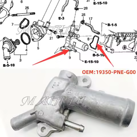 Applicable to Honda 0203040506 CRV Shiyun STREAM thermostat drain valve base 19350PNEG00 19352PNA000