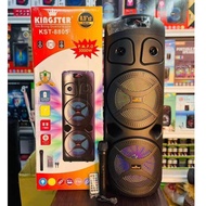 KINGSTER KST-8805 8.5*2 Dual Portable Wireless Karaoke Bluetooth Loud Speaker w/ Microphone (Mpower)