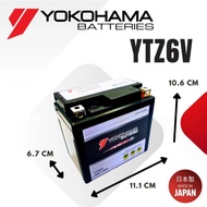 YTZ6V BATTERY GEL YOKOHAMA RS150 SUZUKI BELANG150 VARIO150 CLICK150 PCX150 RSX150 ADV150 RAIDER