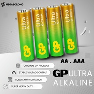 Bateri GP Ultra Alkaline AA & AAA | GP Ultra Alkaline Battery [2Pcs] - Long Lasting & Leak Resistant