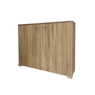 VHIVE Timber 1.2m Shoe Cabinet (120cm Shoe Rack 100cm High Storage Cupboard Cabinet)