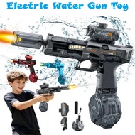 Ready Stock Electric Light-Up Water Gun Toy with Continuous Fire Flame Effect electric water gun Toy