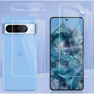 Anti-scratch Hydrogel + Google pixel 6 5G 6 Pro 6A pixel 4 pixel 5 pixel 7 pixel 8 pixel 9 Front Bac