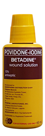 Betadine Wound Solution (Povidone-Iodine) 60ml