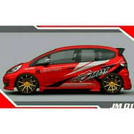 STIKER MOBIL HONDA JAZZ STICKER MOBIL SPORT HONDA JAZZ CUZTOM STIKER SPORT KEREN HONDA JAZ STIKER MO