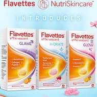 FLAVETTES EFFERVESCENT GLOW  / GLAMZ / H-DRATE