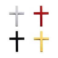 Car Metal Sticker3D 3D Metal Cross Car Sticker Scratch Cover Car Tail Sticker Personalized Car Body 