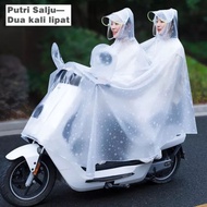 Men's Women's 2-head Motorcycle Raincoat
