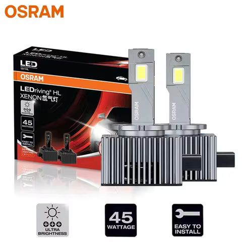 OSRAM High Power D3S LED Bulb D1S 6000K White Xennon HID Car Headlight Upgrade Kits 1: 80W D1S Auto 