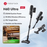 【New Launch】Roborock H60 Ultra Cordless VacuumCleaner 210AW Suction Green Light Dust Detection