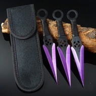 Tactical Knife Survival Knife Hunting Knife 6.5" Ninja Kunai Throwing Knives Set Fixed Blade Knife R