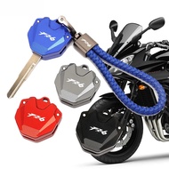 Suitable for Yamaha FAZER FZ6 FZ-6 FZ 6 FZ6 Modified Aluminum Alloy Key Shell Head Protective Cover 