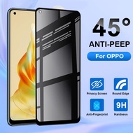Full Cover Privacy Anti Spy Tempered Glass for OPPO Reno 13 13F 12F 5G 12F 11F 8T 8Z 8 7 5 6 6Z 7Z 3