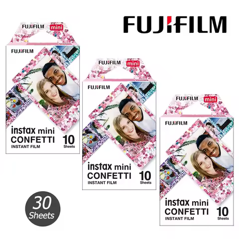 Fujifilm Instax Mini Film Instax Mini 12 Confetti Design Film For Fuji Mini 11 8 9 7s 25 26 70 90 In
