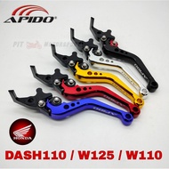 Brake Lever Apido Honda W125 W110 DASH110 Alloy Accessories Motor Wave125 Wave110 Wave Dash125 Wave 