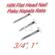 HIN Flat Head Nail / Soft Board Nail / Paku Kepala Besar / Paku Kepala Rata