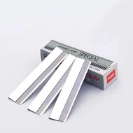 10Pcs Eyebrow Trimmer Blade Stainless Steel Eye Brow Knife Dermaplaning Blades Plucking Scraping Bea