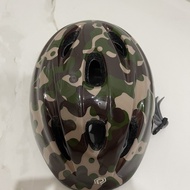 Helm sepeda anak Polygon army preloved bekas