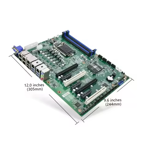 EIP ATX Motherboard EAMB-1503 11th Gen Core I3/I5/I7/I9 CPU LGA1200 Socket 4*DDR4+128GB Memory Serve