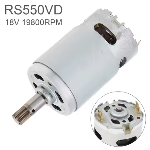 8 Teeth RS550 DC Motor 16.8-20V 19800RPM Electric Tools Motor for WU390 WX390 WX390.1 WX390.31 WU390