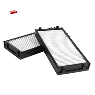 64119248294 2Pcs Cabin Air Filter for  E70 X5 E71 X6 F01 F02 F07 F10 Activated Carbon ABS 6431994558
