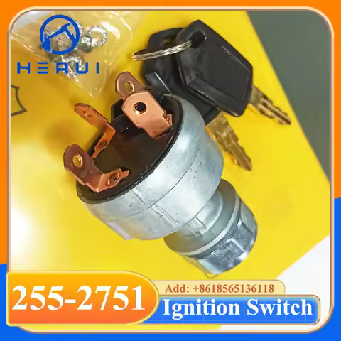 Excavator Engine Starter Switch 9G7641 255-2751 for E320C 4 Line Ignition Switch 9G-7641 9G7641 2552