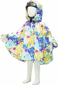 KRPO_TD Kids Rain Poncho, Size 39.4-41.3 in. (100-95 - 105 cm), Baku No Dream Story