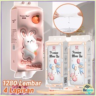 1280 Sheets 4 Layers Large Pack Hanging Tissue Paper / Multipurpose Hanging Tissue / Toilet Kitchen 