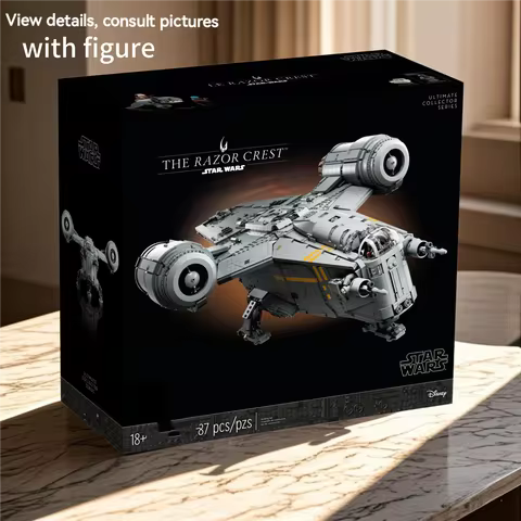 With Original Box Movie Mandalorian Large The Razor Crest Star 75331 75292 For Kids Holiday Family o