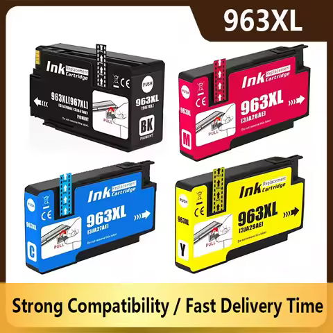 963XL 967XL 963 967 XL For HP963 HP967 Inkjet Ink Cartridge Compatible for HP OfficeJet Pro 9010 901