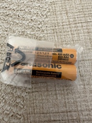 Panasonic Ni-MH AAA / 3A Rechargeable Battery 1.2V 650mAh 2 pcs 樂聲牌充電池 兩粒 for 室內無線電話  ( ♻️ 以物易物 / sw