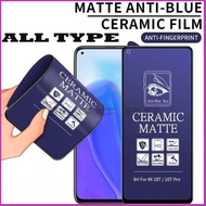Ceramic Matte Blue Ray ALL TYPE A58/A78/4G/5G/A77S/A17/NOTE 30/NOTE 30I/HOT 30/HOT 30I/HOT 12 PLAY/H