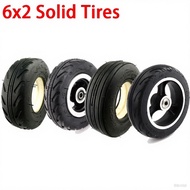High Quality 6x2 Solid Tires 6 Inch Pneumatic Wheels For Electric Scooter Wheelchair F0 Cart 6*2 Exp
