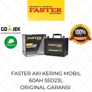 Aki Kering Mobil FORTUNER Bensin INNOVA MAZDA 2 CX5 CX7 CX9 NON SKYACTIV 60AH Faster Battery 55D23L