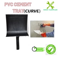 PVC CEMENT Tray Curve / Tray Cement / Dulang Simen/Tray Sudu / Cement Tray Square Black