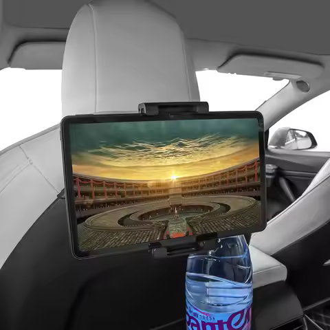 Car Seat Back Headrest Bracket Multifunctional Hanging Hook 4.7-12.9 inch Tablet Stand Cell Phone Ho