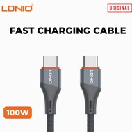 LDNIO LC631C 100W Type-C to Type-C Cable 1M | PD Fast Charging USB-C Data Cable