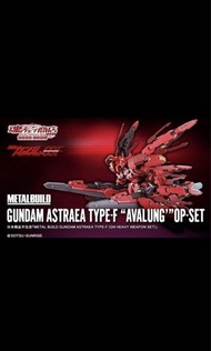 全新 行版 魂 Shop Metal Build Gundam00F Astraea Type-F  Avalung Op-Set 正義女神 高達