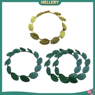 [HellerySG] Leaf Wreath Headwear Gift Bridal Headpiece for Christmas Weeding Photography